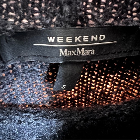 WEEKEND BY MAX MARA Sweater Dress Wool Blend Turtleneck Long Sleeve Midi Knit - Picture 3 of 11